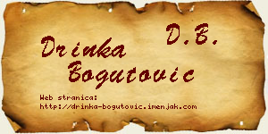 Drinka Bogutović vizit kartica